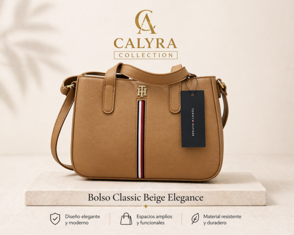 ✨ Bolso “Tommy Classic Beige Elegance” ✨
