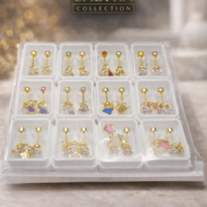 Aretes con diseños y colgantes