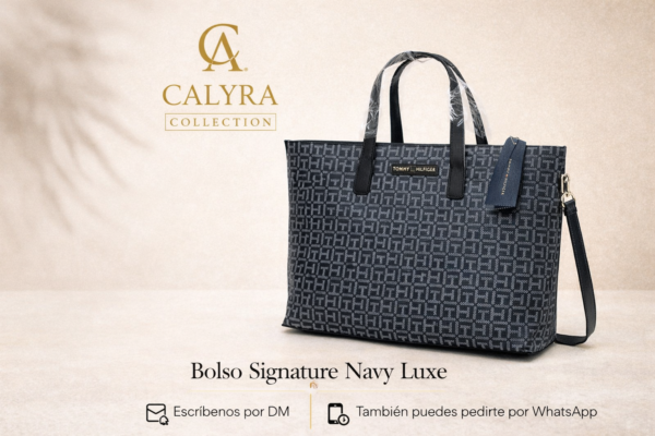 ✨ Bolso “Tommy Signature Navy Luxe” ✨