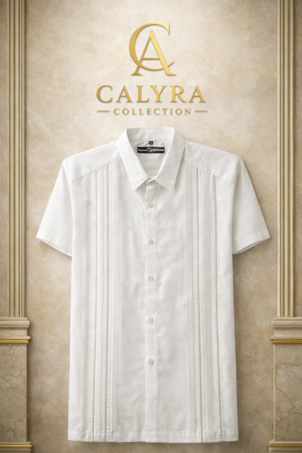 ✨ Guayaberas Calyra Collection – Corte Recto ✨