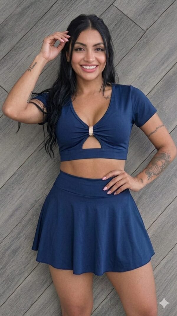 ✨ Calyra Sculpt Skirt Set Top✨